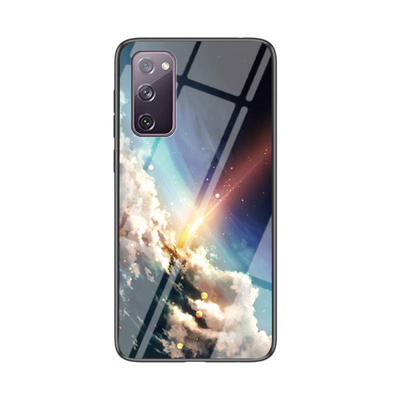Hülle Für Samsung Galaxy S20 FE Schwarz Schönheit Gehärtetes Glas