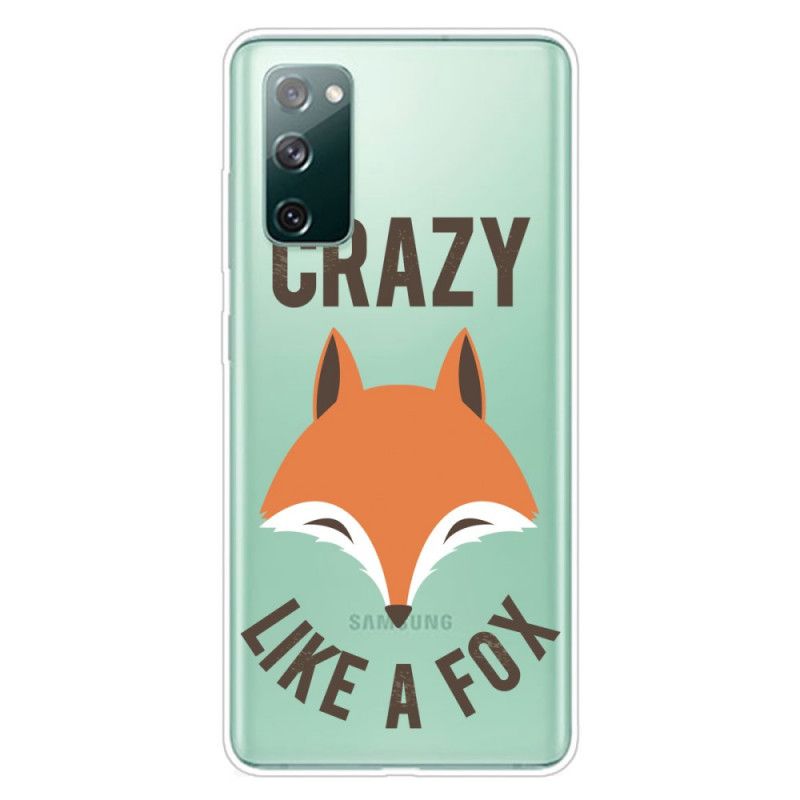 Hülle Samsung Galaxy S20 FE Fuchs / Verrückt Wie Ein Fuchs