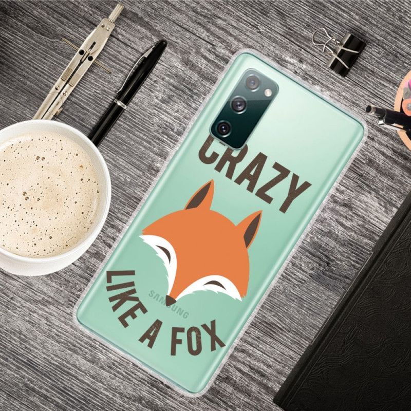 Hülle Samsung Galaxy S20 FE Fuchs / Verrückt Wie Ein Fuchs