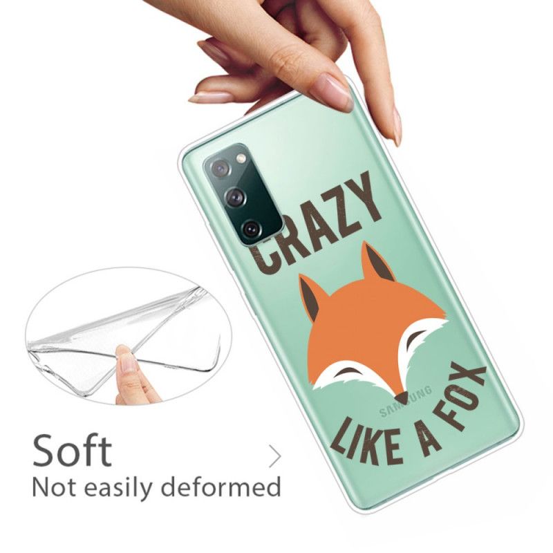 Hülle Samsung Galaxy S20 FE Fuchs / Verrückt Wie Ein Fuchs