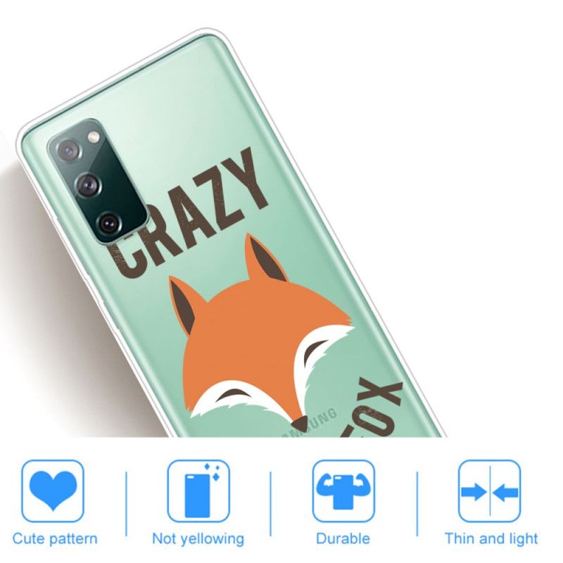 Hülle Samsung Galaxy S20 FE Fuchs / Verrückt Wie Ein Fuchs