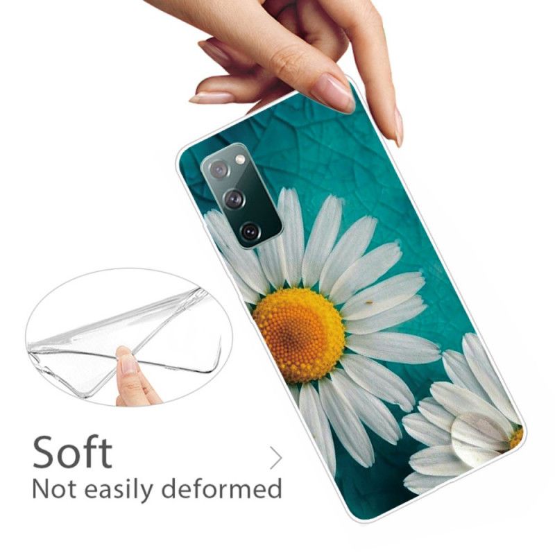 Hülle Samsung Galaxy S20 FE Gänseblümchen