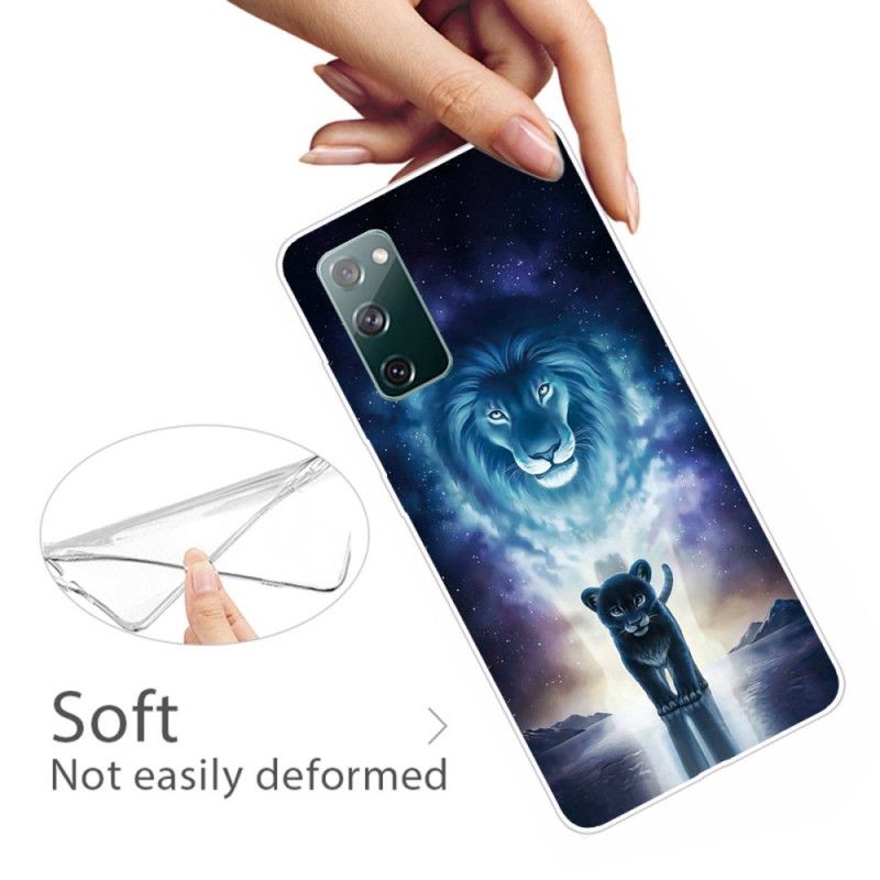 Hülle Samsung Galaxy S20 FE Handyhülle Löwenbaby