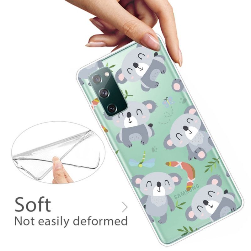 Hülle Samsung Galaxy S20 FE Handyhülle Süße Koalas