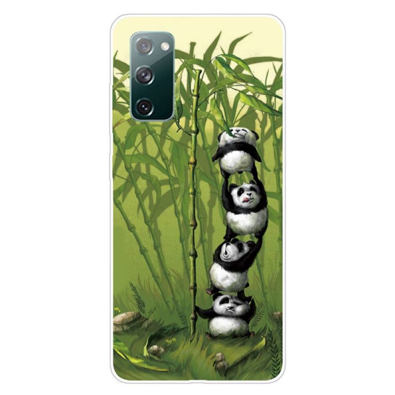 Hülle Samsung Galaxy S20 FE Haufen Pandas