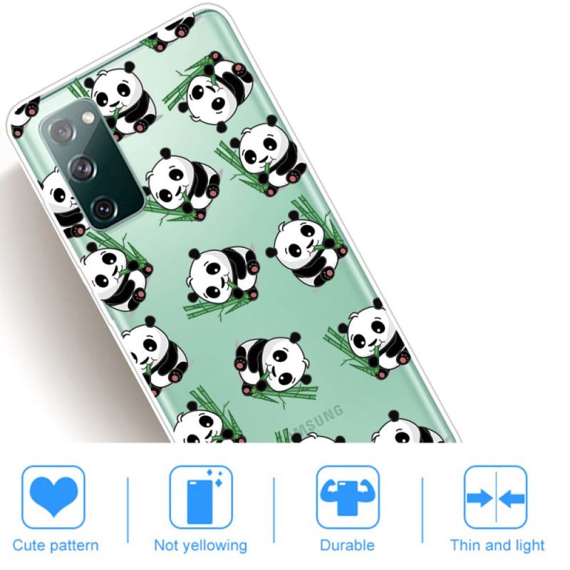Hülle Samsung Galaxy S20 FE Kleine Pandas