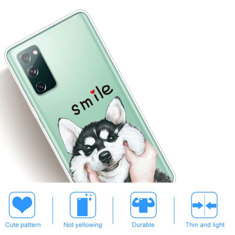 Hülle Samsung Galaxy S20 FE Lächeln Hund