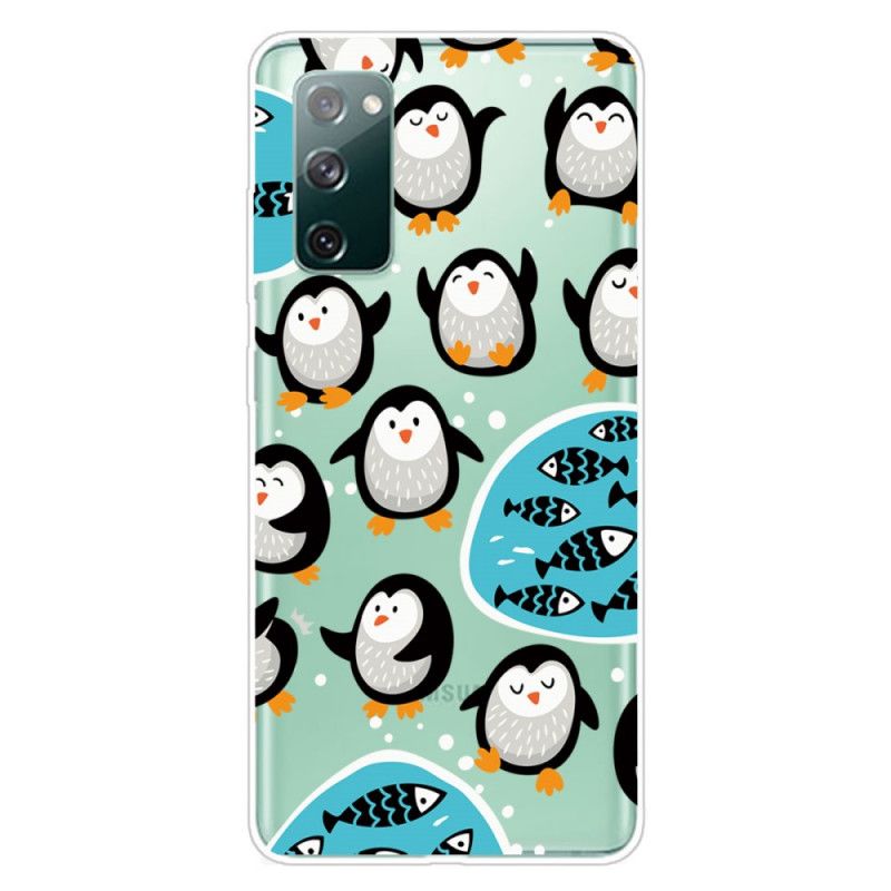 Hülle Samsung Galaxy S20 FE Pinguine Und Fische