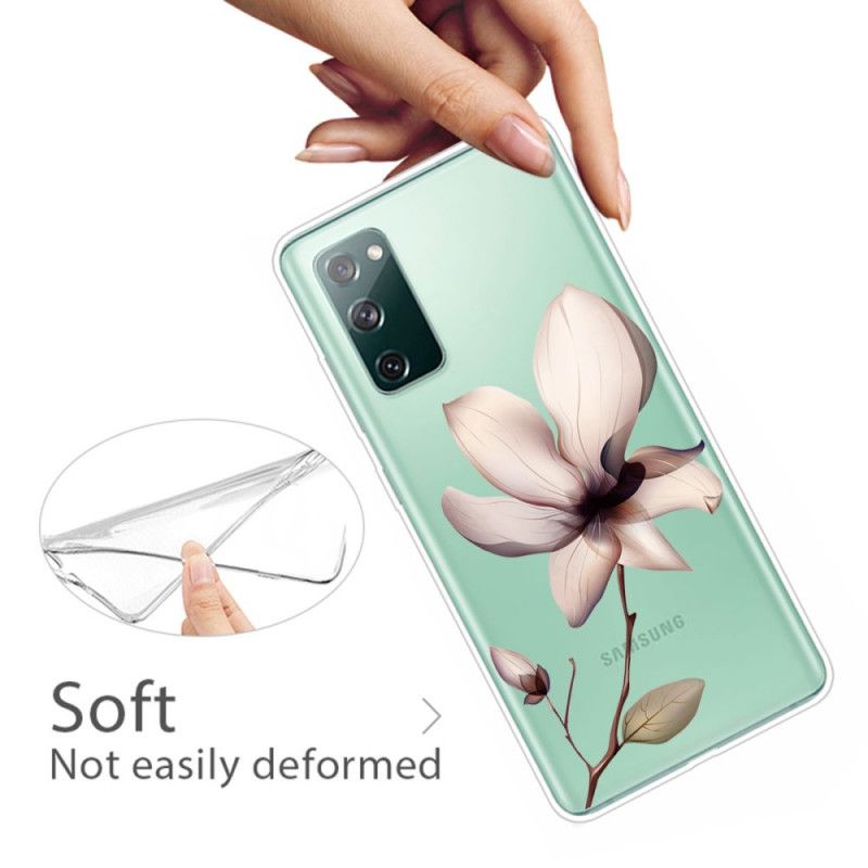 Hülle Samsung Galaxy S20 FE Premium Blumen