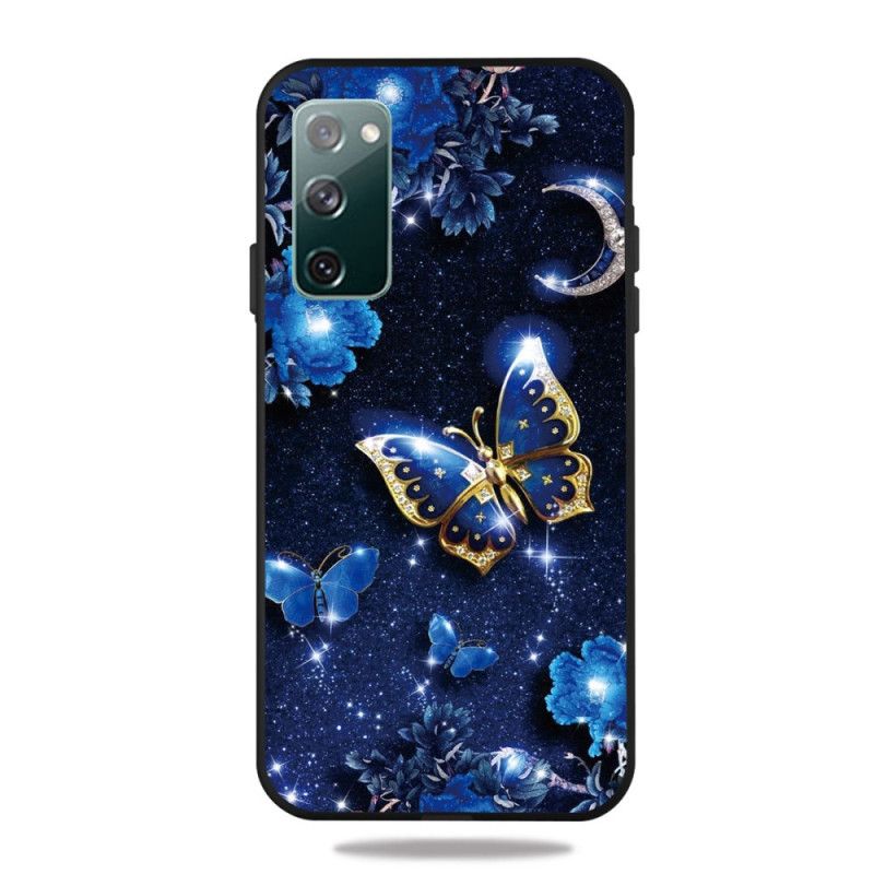 Hülle Samsung Galaxy S20 FE Schmetterling In Der Nacht