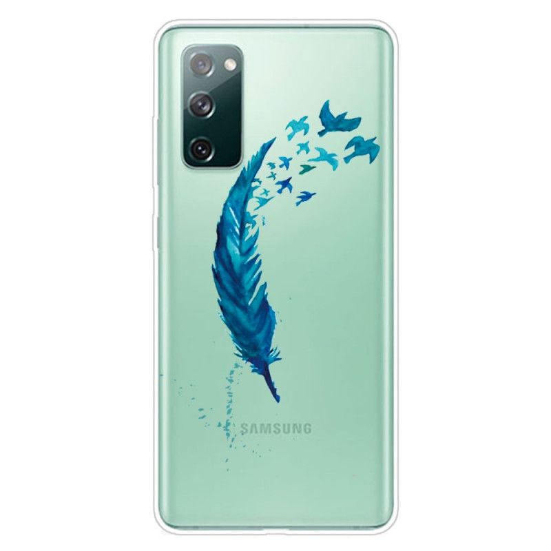 Hülle Samsung Galaxy S20 FE Schöne Feder
