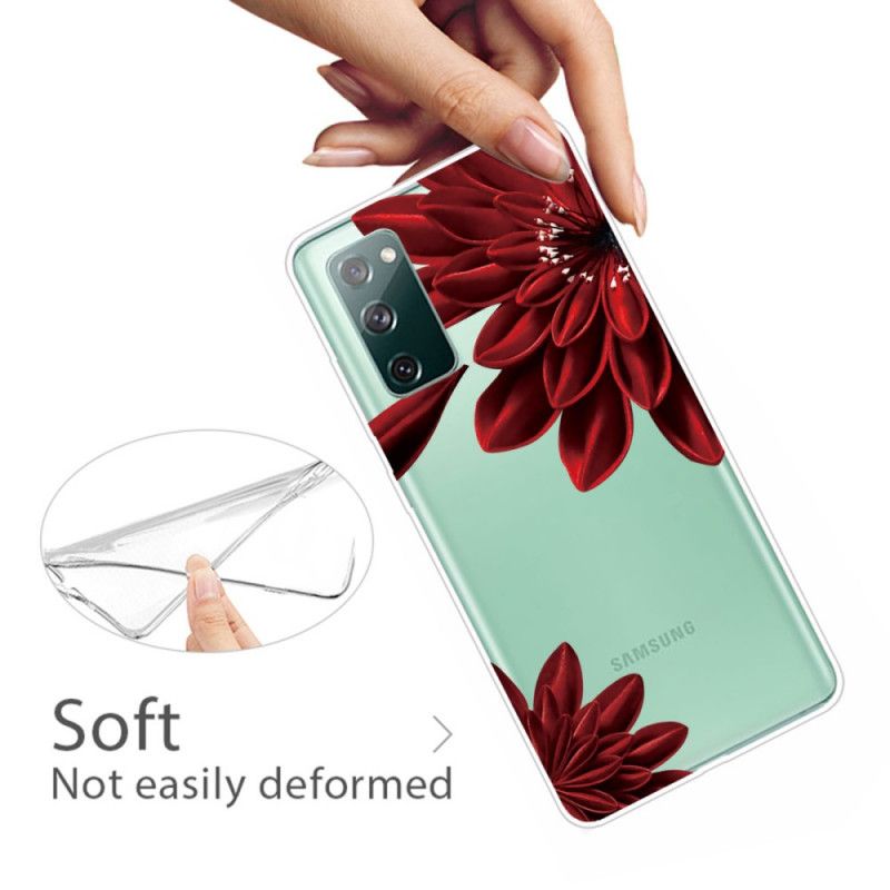 Hülle Samsung Galaxy S20 FE Wilde Blumen