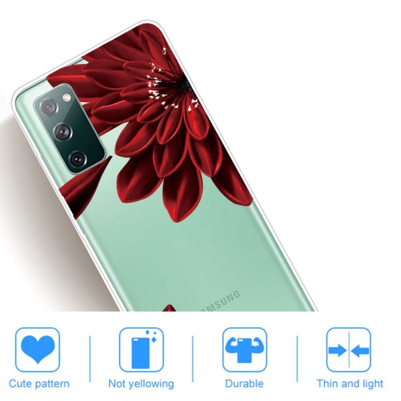 Hülle Samsung Galaxy S20 FE Wilde Blumen