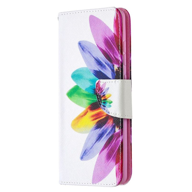 Lederhüllen Für Samsung Galaxy S20 FE Aquarellblume