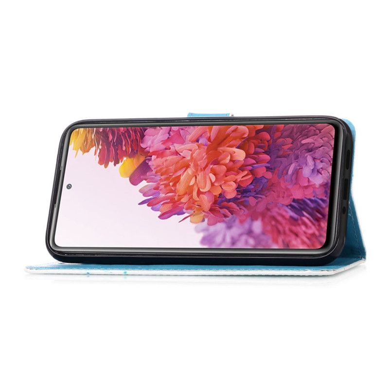Lederhüllen Samsung Galaxy S20 FE Hellblau Ernst Und Reflexion