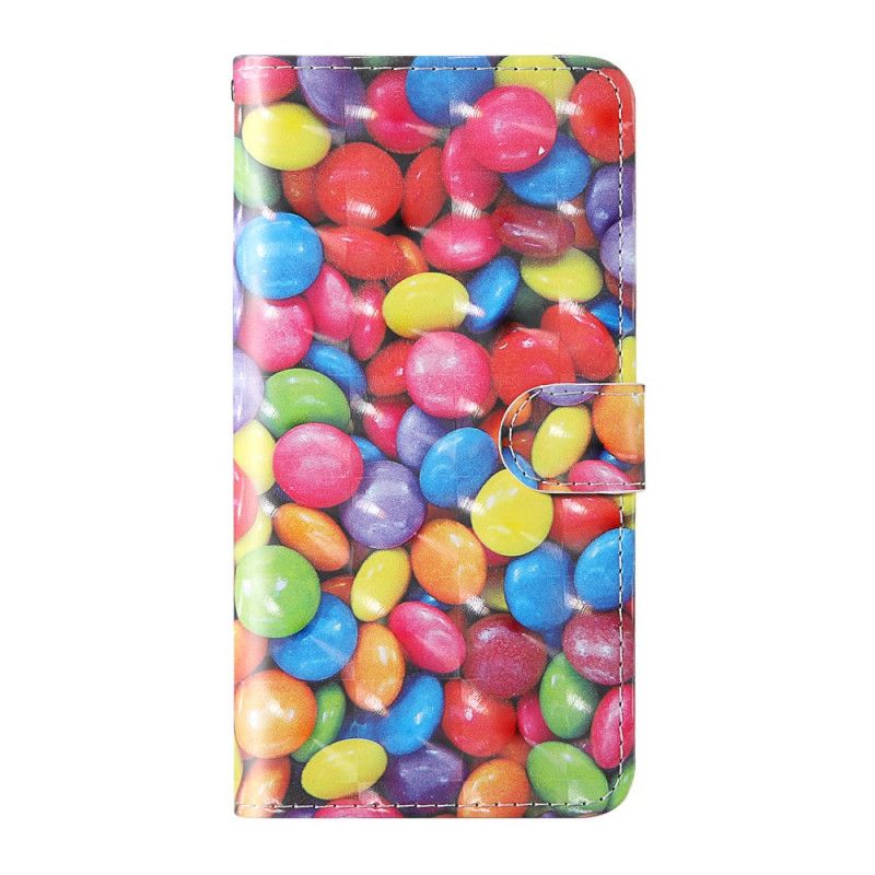 Lederhüllen Samsung Galaxy S20 FE Light Spot Candy Mit Riemen