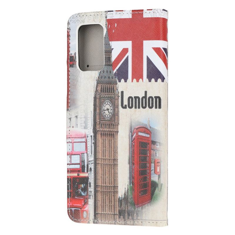 Lederhüllen Samsung Galaxy S20 FE Londoner Leben