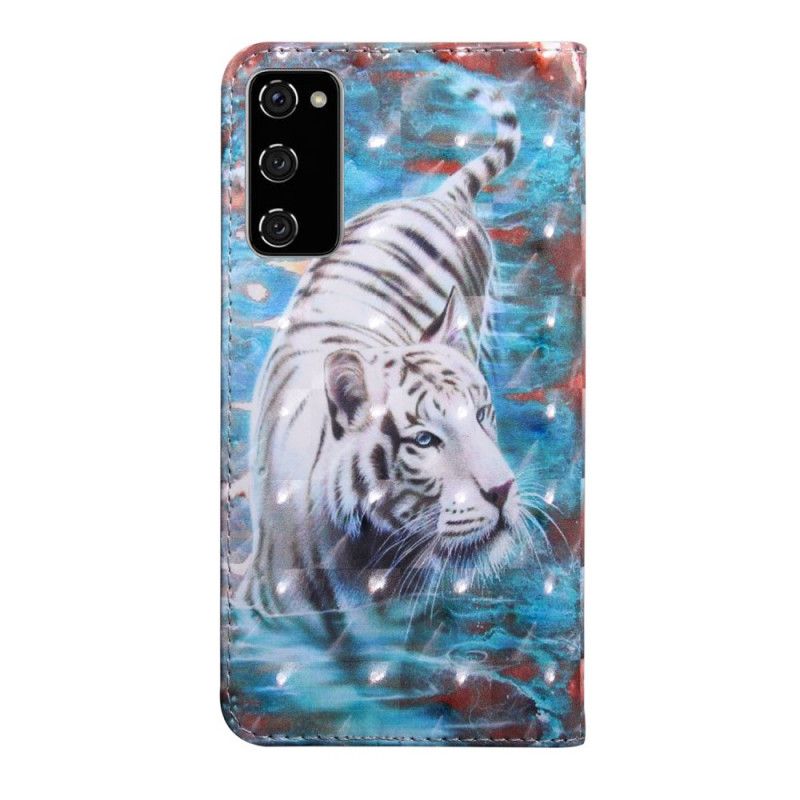 Lederhüllen Samsung Galaxy S20 FE Lucien Der Tiger