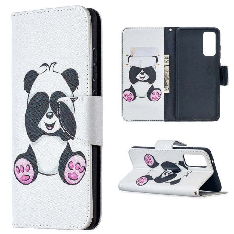 Lederhüllen Samsung Galaxy S20 FE Lustiger Panda