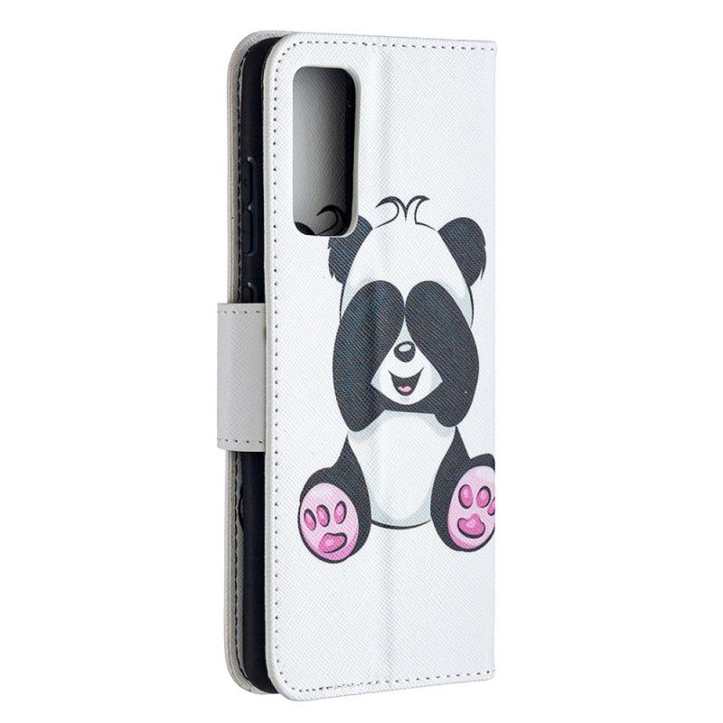 Lederhüllen Samsung Galaxy S20 FE Lustiger Panda