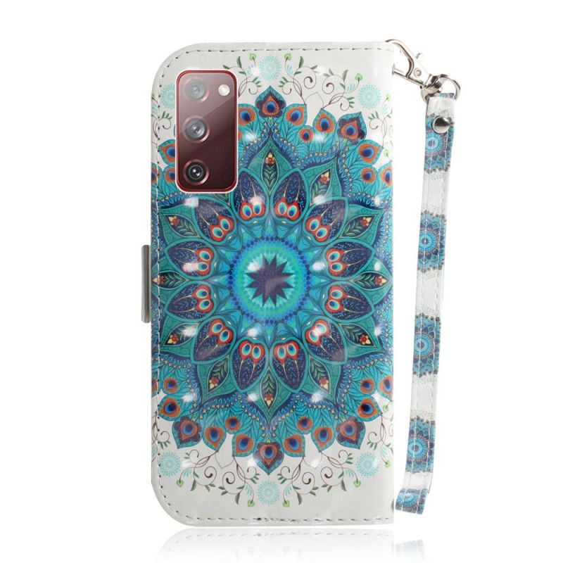 Lederhüllen Samsung Galaxy S20 FE Meisterhaftes Mandala Mit Tanga