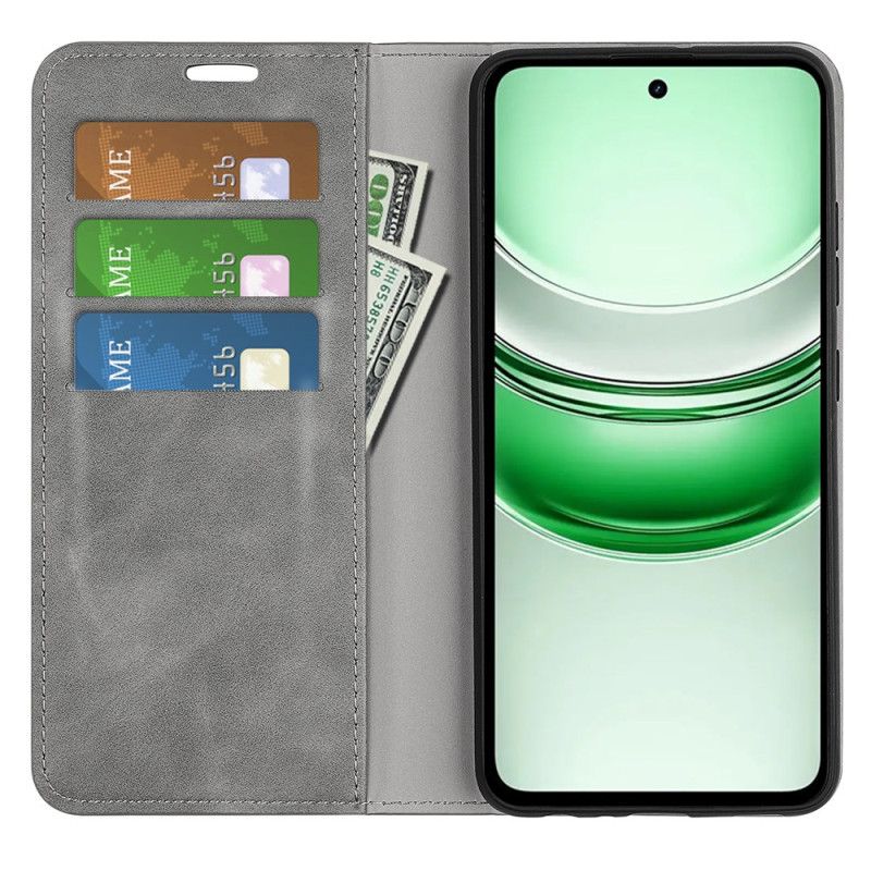 Flip Case Realme C71 Handyhülle Stil Grau