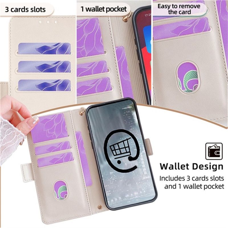 Lederhüllen Realme C71 Rfid-blockierung Und Goldverschluss