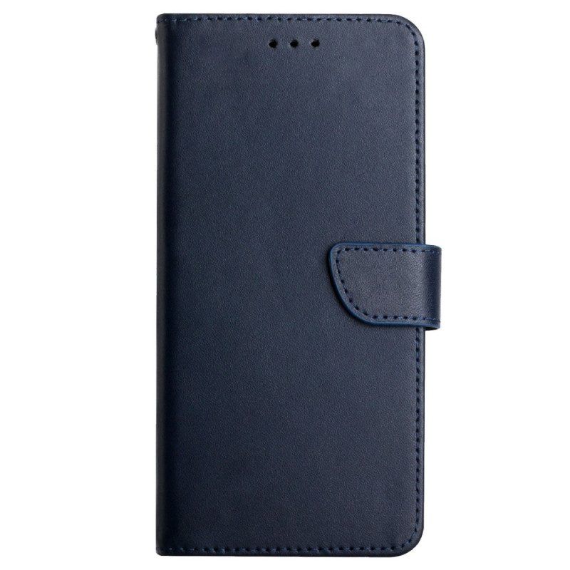 Flip Case Für Oppo Reno 8 Pro Echtes Nappaleder