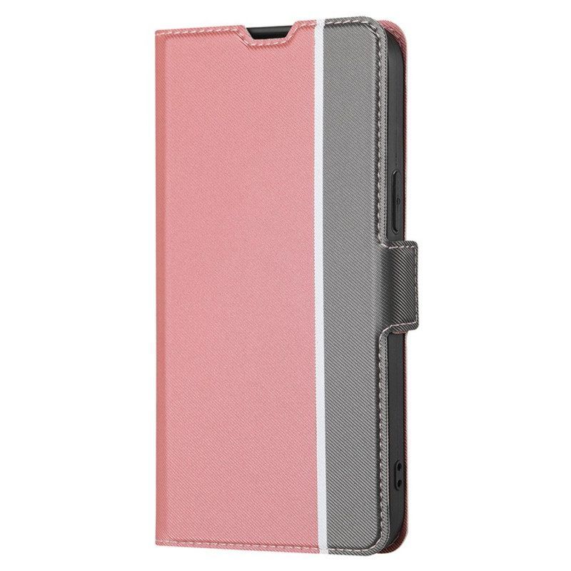 Flip Case Für Oppo Reno 8 Pro Zweifarbig