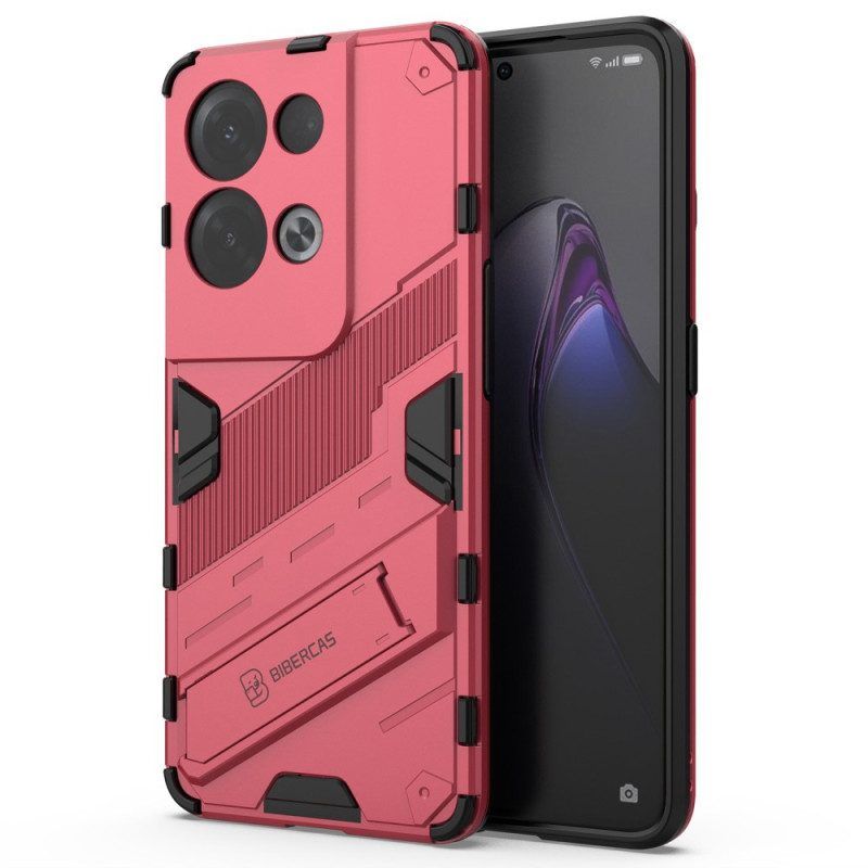 Handyhülle Für Oppo Reno 8 Pro Freihändiger. Abnehmbarer Ständer Mit Zwei Positionen