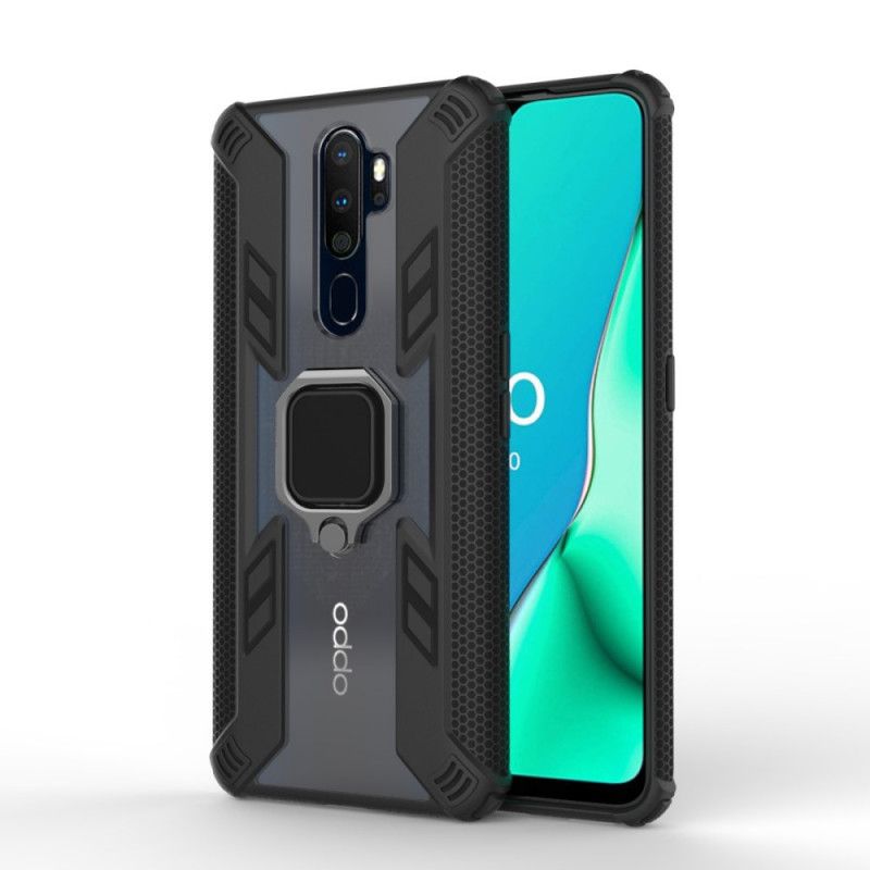 Hülle Für Oppo A9 2020 Schwarz Premium Ring