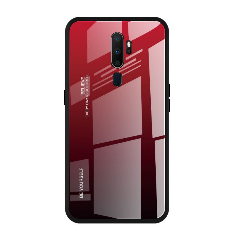 Hülle Oppo A9 2020 Rot Verzinkte Farbe