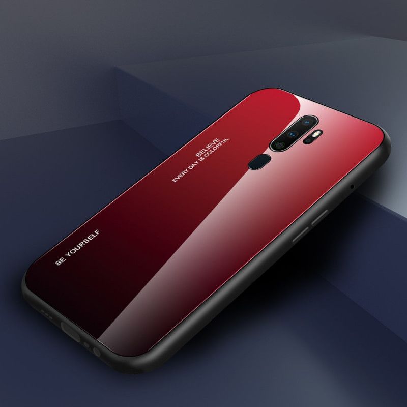 Hülle Oppo A9 2020 Rot Verzinkte Farbe