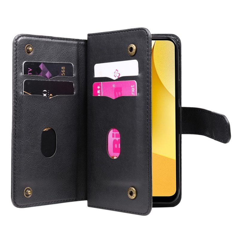 Flip Case Für Vivo Y16 Kartenhalter