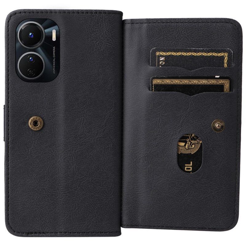 Flip Case Für Vivo Y16 Kartenhalter