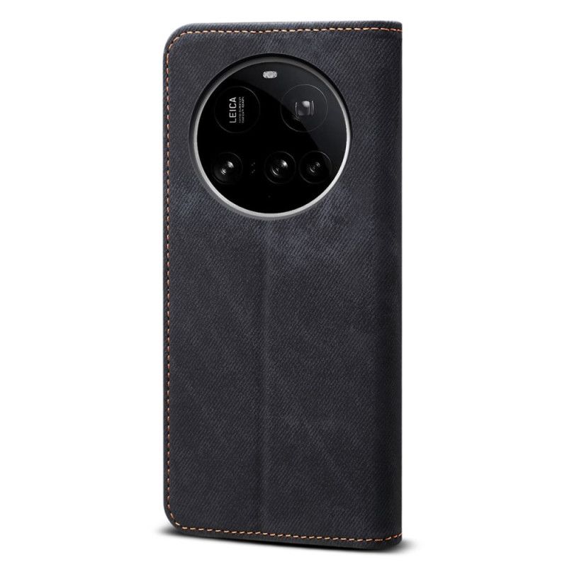 Flip Case Xiaomi 15 Ultra Handyhülle Denim-stoff