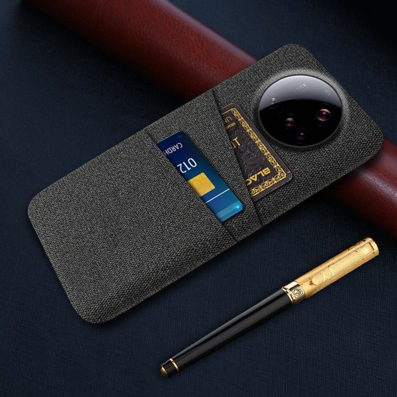 Hülle Xiaomi 15 Ultra Handyhülle Doppelkartenhalter Aus Stoff