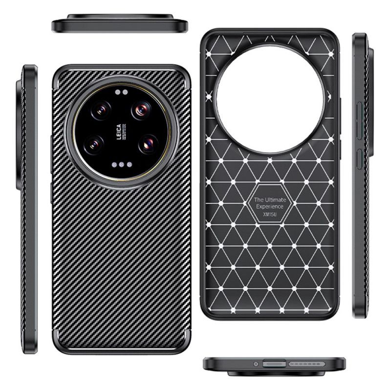 Hülle Xiaomi 15 Ultra Handyhülle Kohlefaser Textur