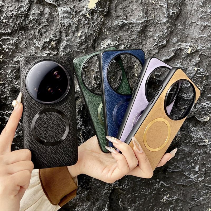 Hülle Xiaomi 15 Ultra Magsafe-kompatibel Mit Litschi-lederoptik