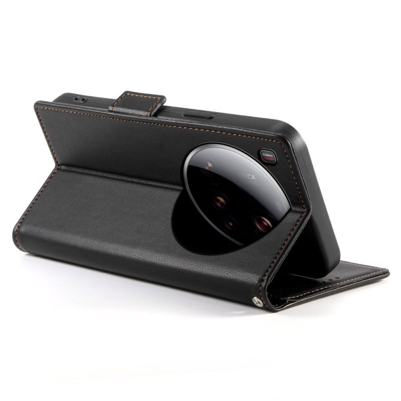 Lederhüllen Für Xiaomi 15 Ultra Doppelverschluss