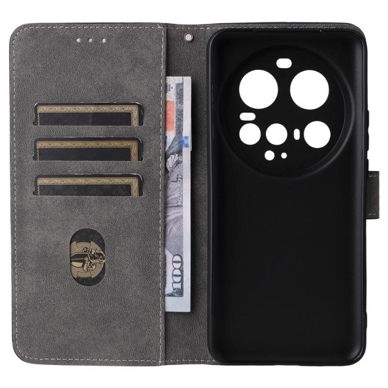 Lederhüllen Für Xiaomi 15 Ultra Rfid-blockierung In Wildlederoptik