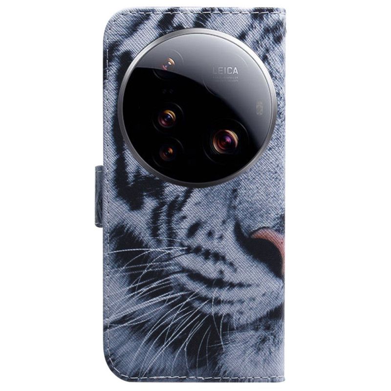 Lederhüllen Für Xiaomi 15 Ultra Weißer Tiger
