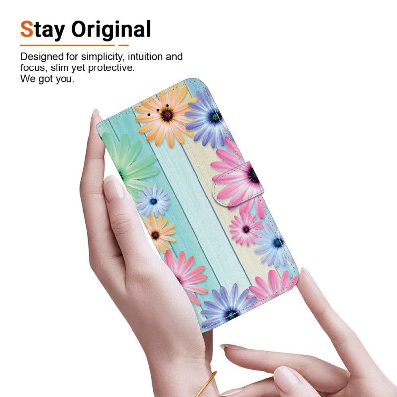 Lederhüllen Xiaomi 15 Ultra Bunte Sonnenblumen