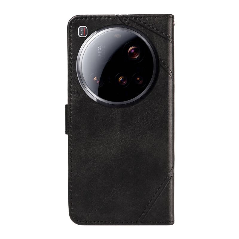 Lederhüllen Xiaomi 15 Ultra Geometrisches Design