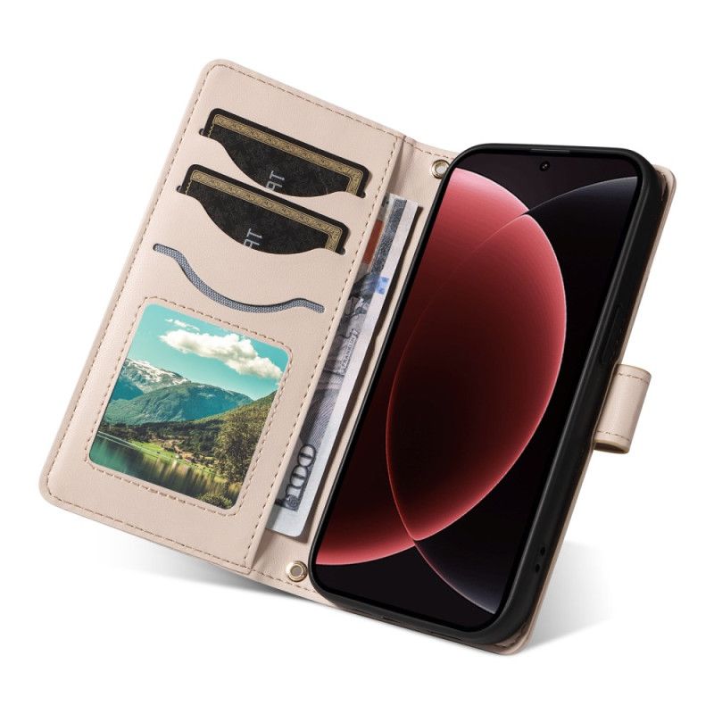 Lederhüllen Xiaomi 15 Ultra Gepolstert Mit Tragegurt Und Schultergurt