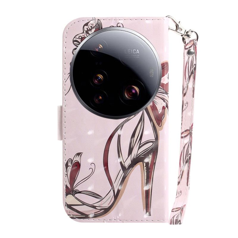 Lederhüllen Xiaomi 15 Ultra Handyhülle High Heels Mit Umhängeband