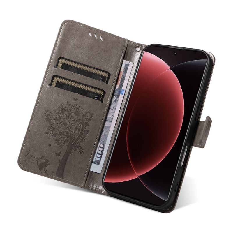 Lederhüllen Xiaomi 15 Ultra Handyhülle Katzenbaum