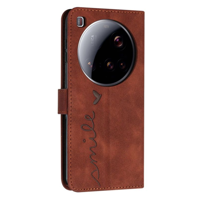 Lederhüllen Xiaomi 15 Ultra Lächeln-design