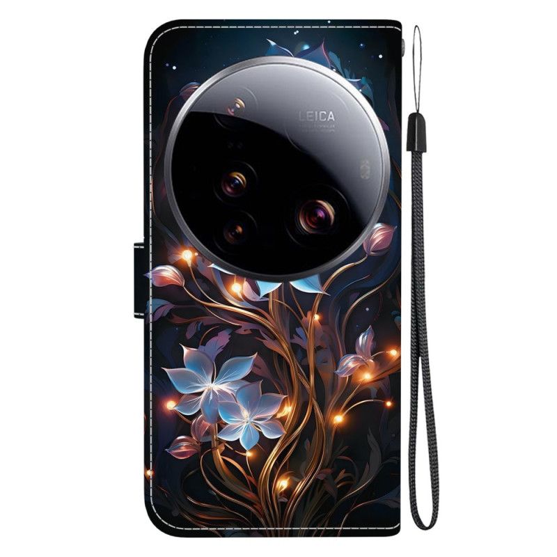 Lederhüllen Xiaomi 15 Ultra Laternenblumen
