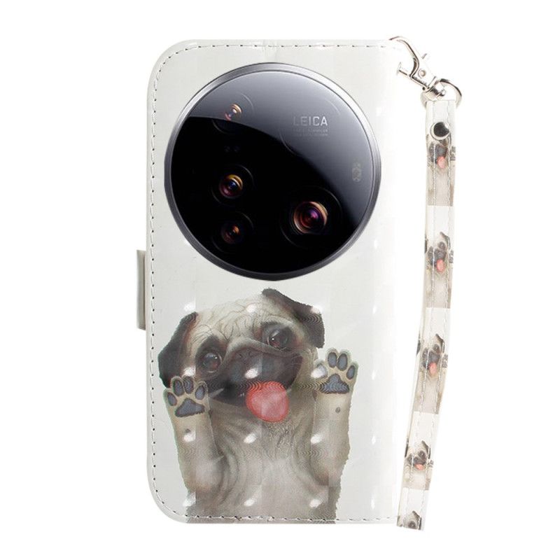 Lederhüllen Xiaomi 15 Ultra Mops Mit Umhängeband